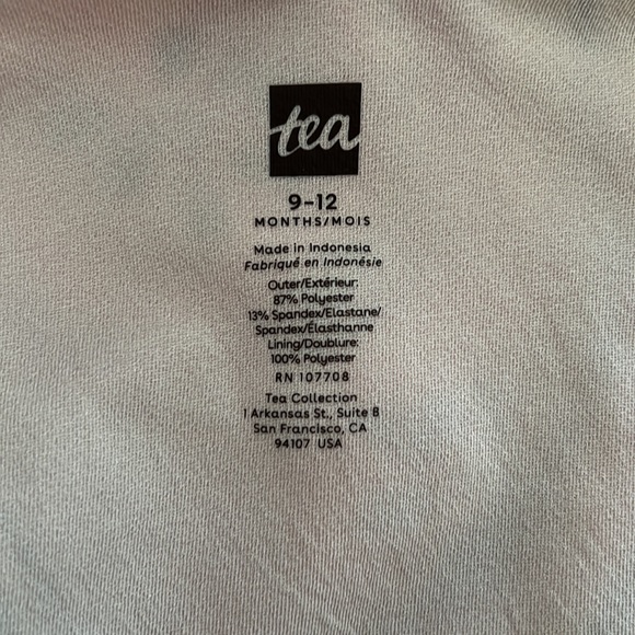 Tea Collection- Baby Swimsuit 9-12 months - Picture 2 of 3